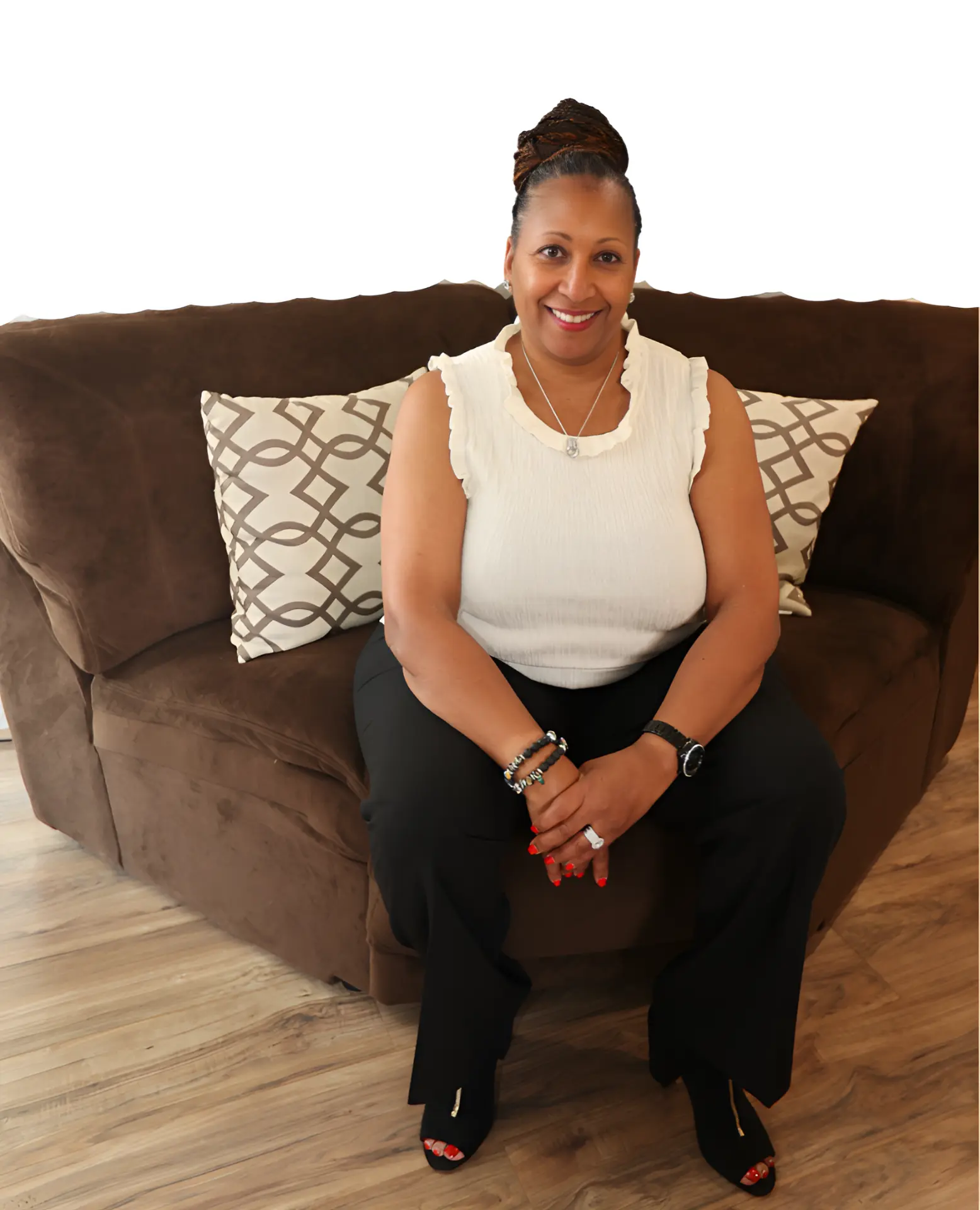 Tonya Baker welcoming clients to a personal strategy conversation